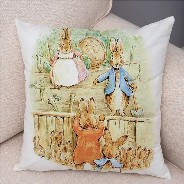 Housse de Coussin Lapin Pascal 12 Colors-45 X45cm Without Pillow