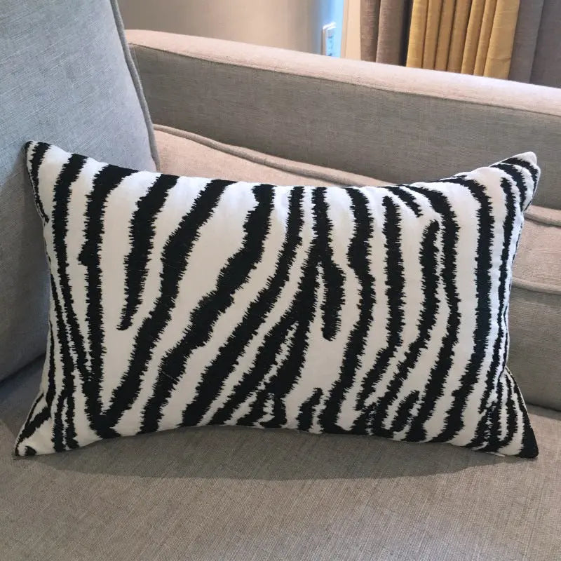 Housse de Coussin Luxe Brodé PINE 8 Style-Pillow core