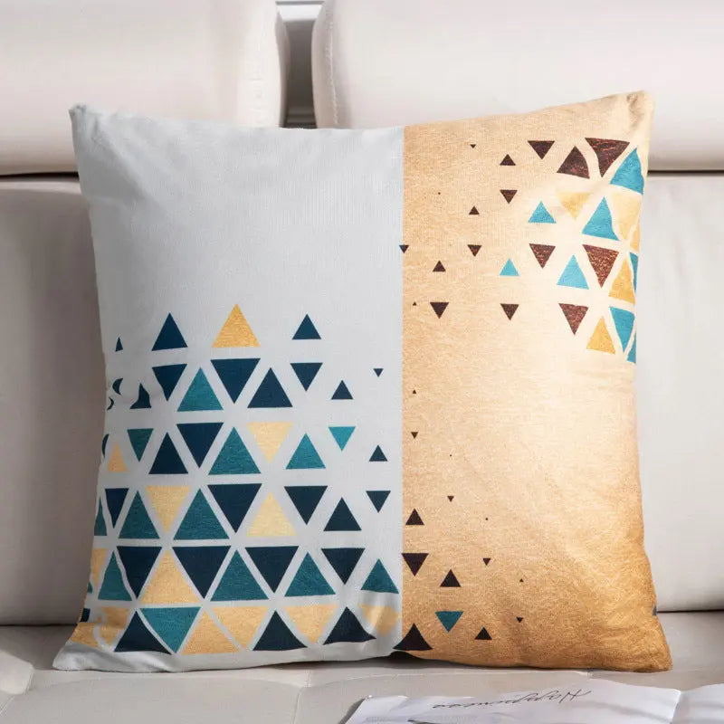 Housse de Coussin Luxe Design NORDIC Dazzling triangle-45X45cm covercore