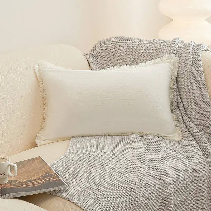 Housse de Coussin Moderne Alora White-30X50cm