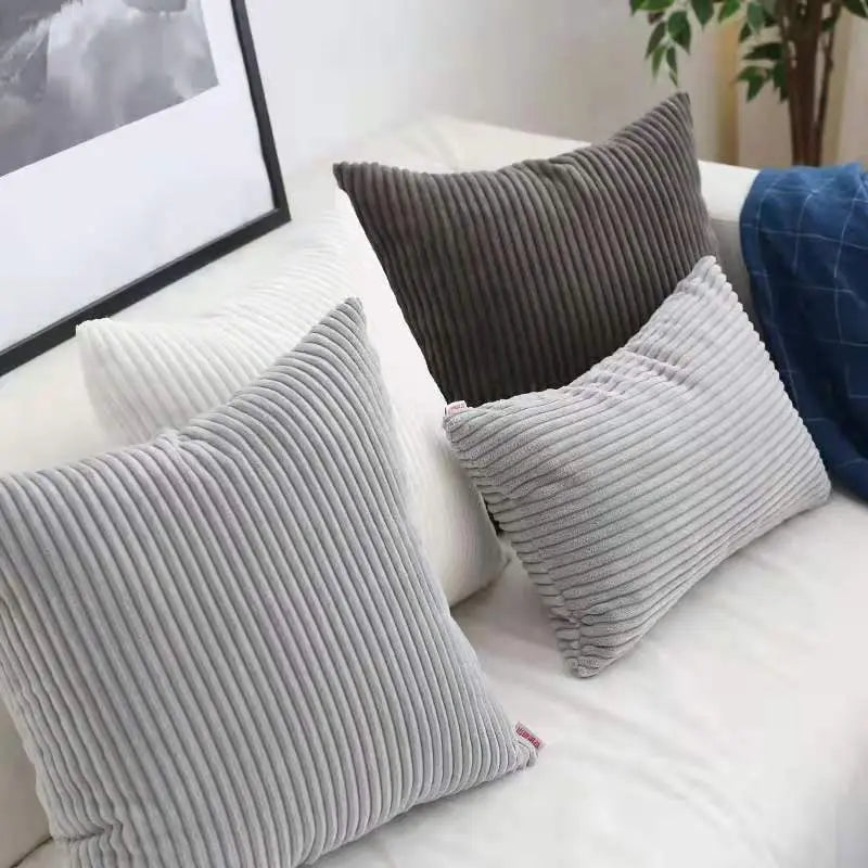 Housse de Coussin Moderne BAELEN Grey-45x45