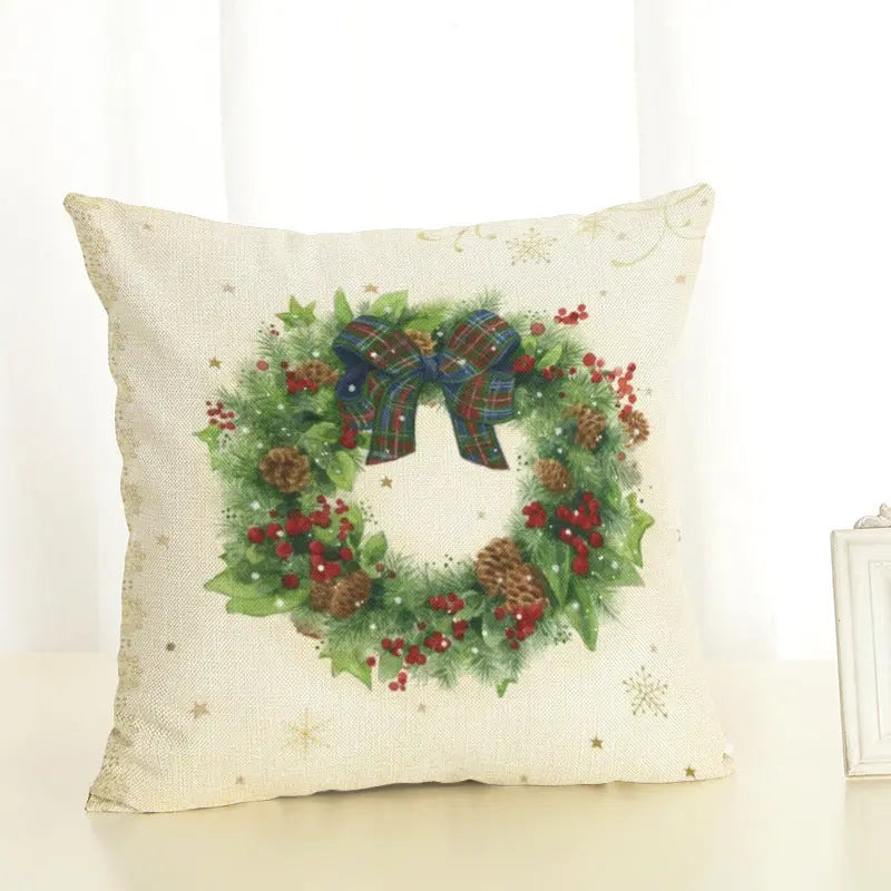 Housse de Coussin Noël Luxe COZYDECO A-45x45cm