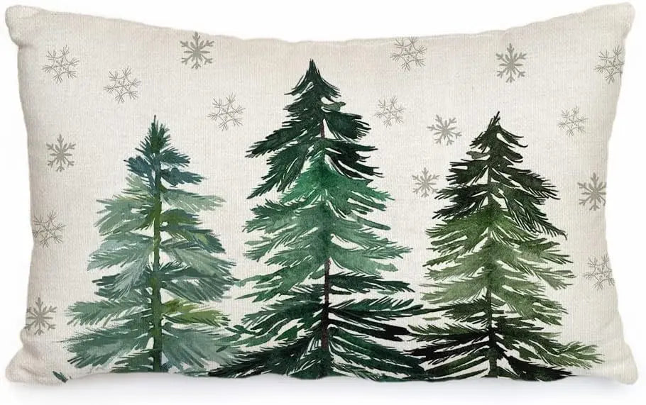 Housse de Coussin Noël Merrylin Christmastree2-30x50cm Printing Single Side