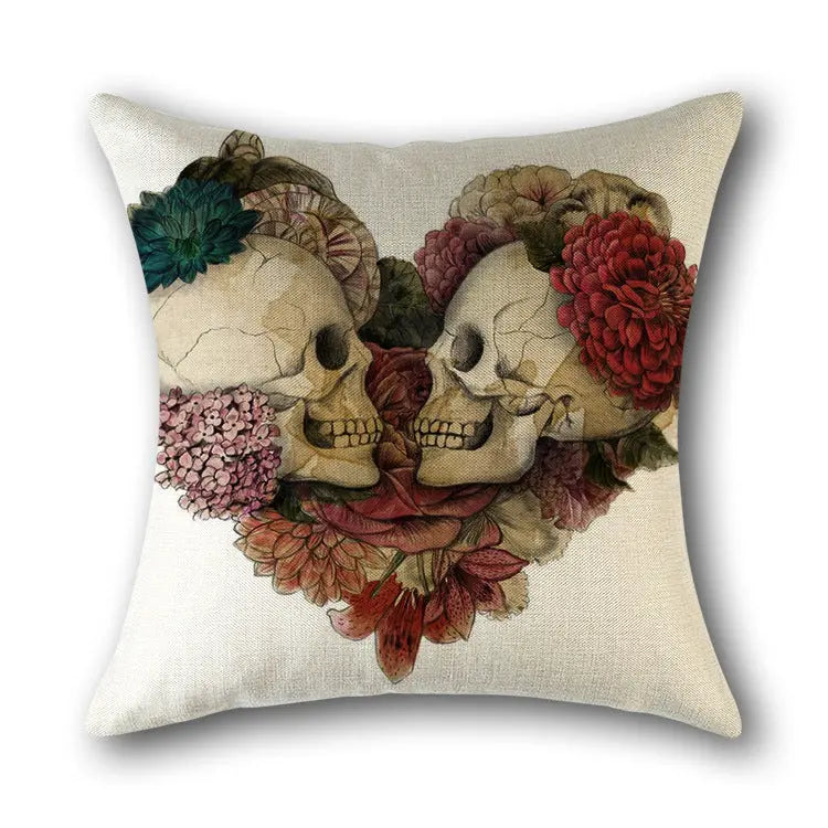 Housse de Coussin Scandinave SKULLFRAB 3 style-45x45cm