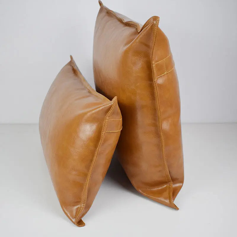 Housse de Coussin Simplicité LUXE Coffee-50x50cm