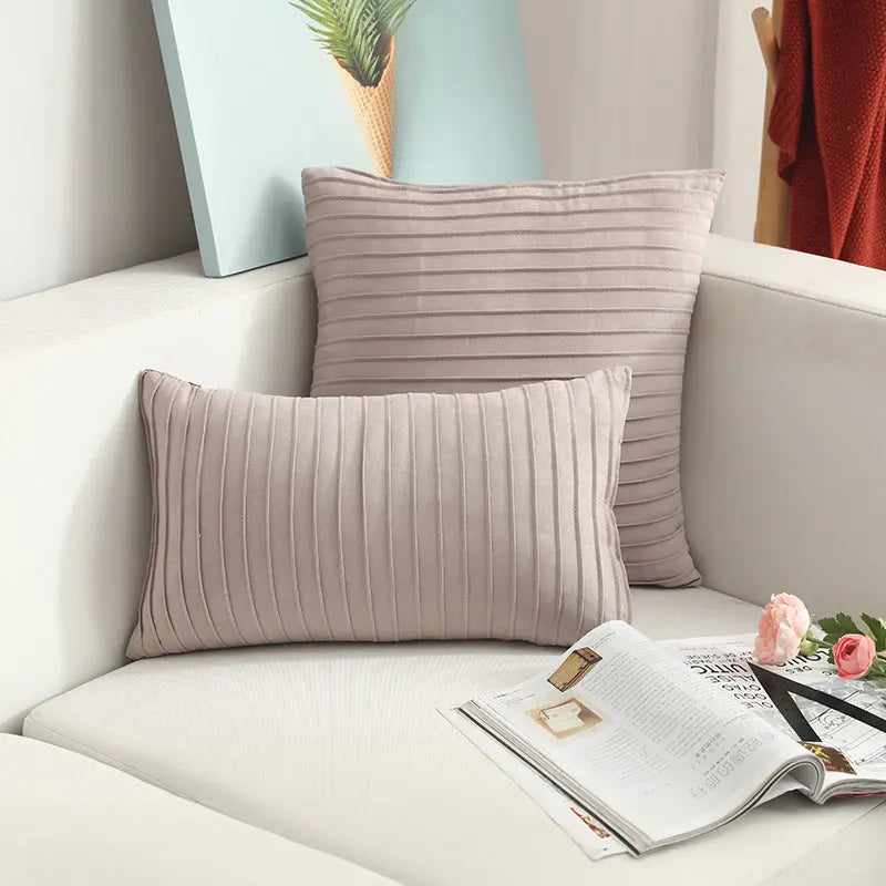 Housse de Coussin Suède Nordic VEIA R-45x45cm with pillow core