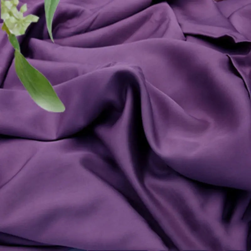 Housse de Coussin Tencel Confort STALIA Dark Purple-50 X50CM Without Core
