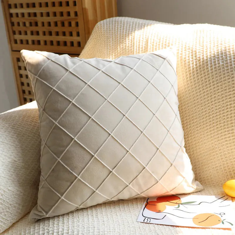 Housse de Coussin Velours ECLARA D6-45x45cm-1pcs