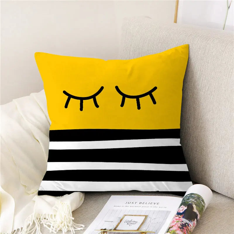 Housse de Coussin Velours PEACHE 4style-40x40cm