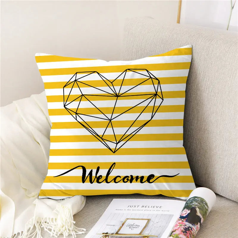 Housse de Coussin Velours ZORNA 14style-40x40cm