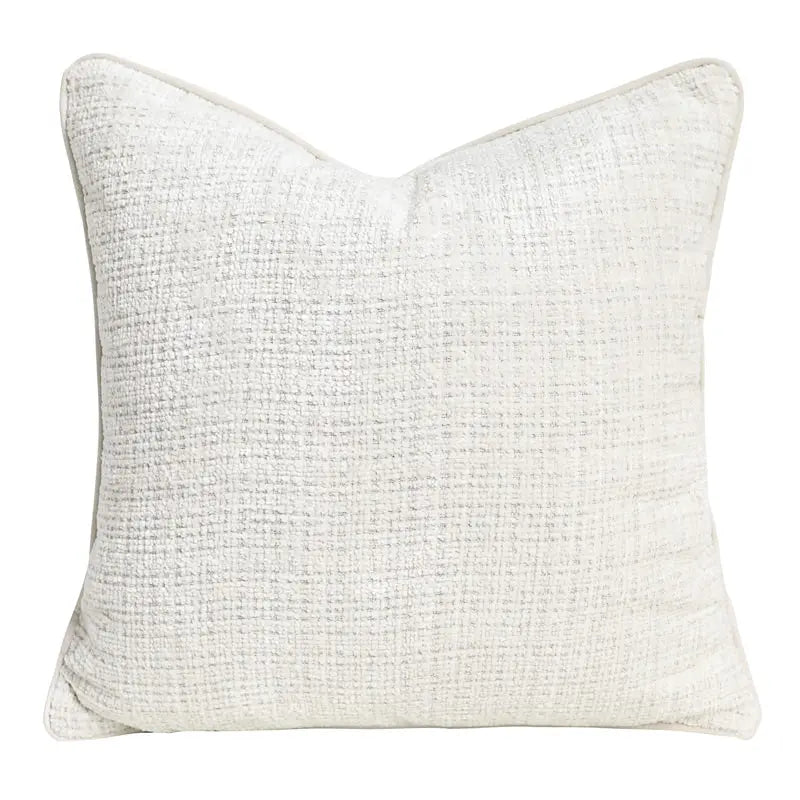 Housse de Coussin Velvet Carré LINARA Beige square pillow-Without core