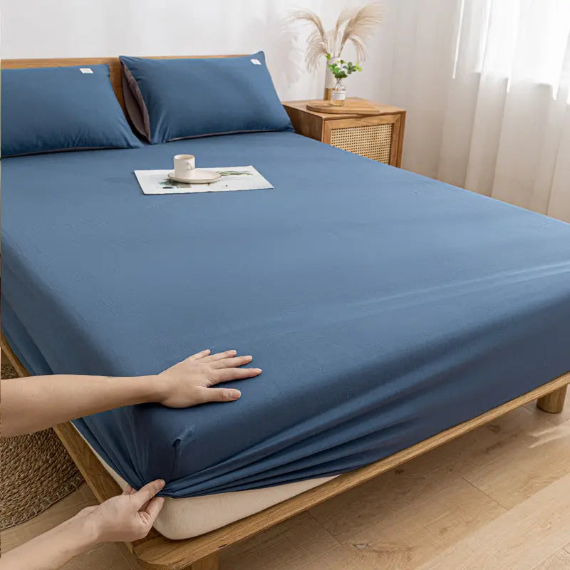 Housse de Matelas Coton Anti-Poussière PROTECTO Denim Blue-200X200cm twopiece suit