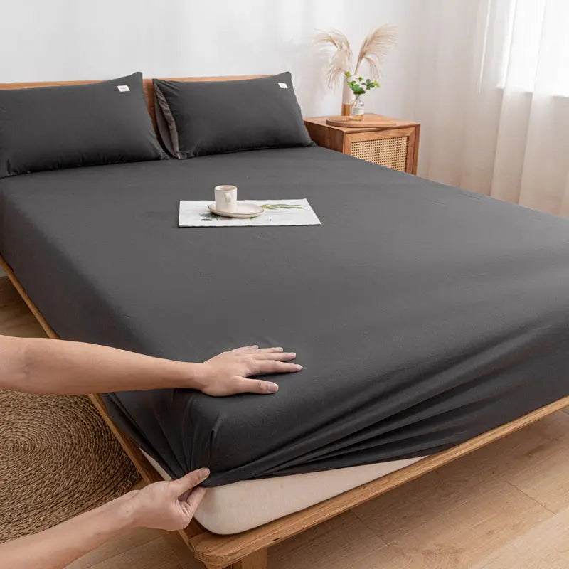 Housse de Matelas Coton Anti-Poussière PROTECTO Dark Grey-200X200cm twopiece suit