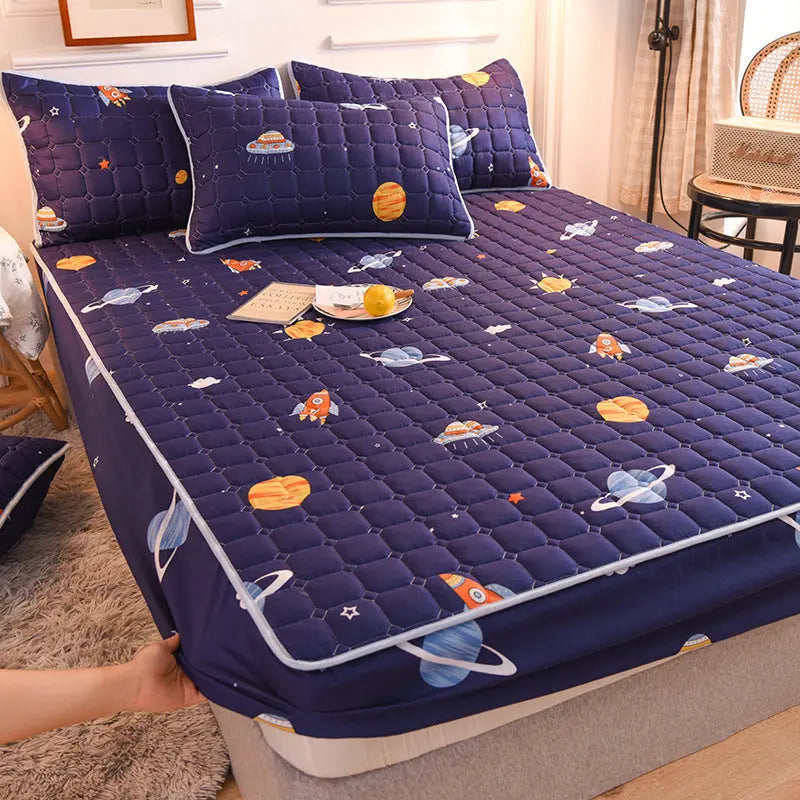 Housse de Matelas Imperméable Coton QUILIA 18Style-100x200cm