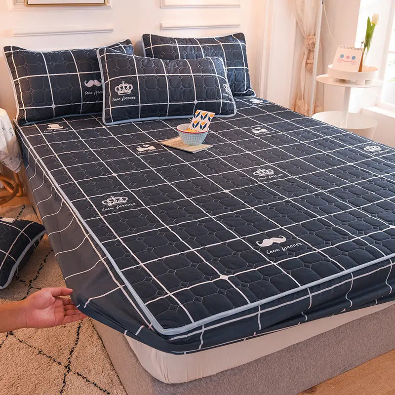 Housse de Matelas Imperméable Coton QUILIA 6style-100x200cm