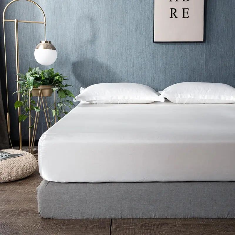 Housse de Matelas Polyester Moderne PROTECTIO White-180X200cm