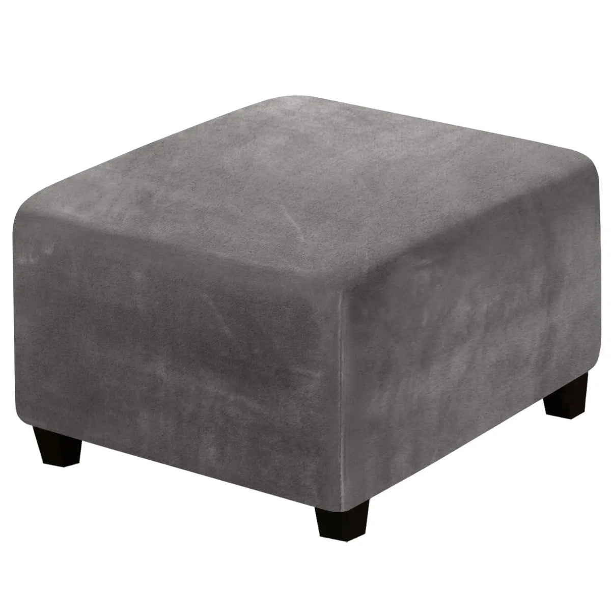 Housse de Pouf Velours Extensible VELIDO - Housse de France