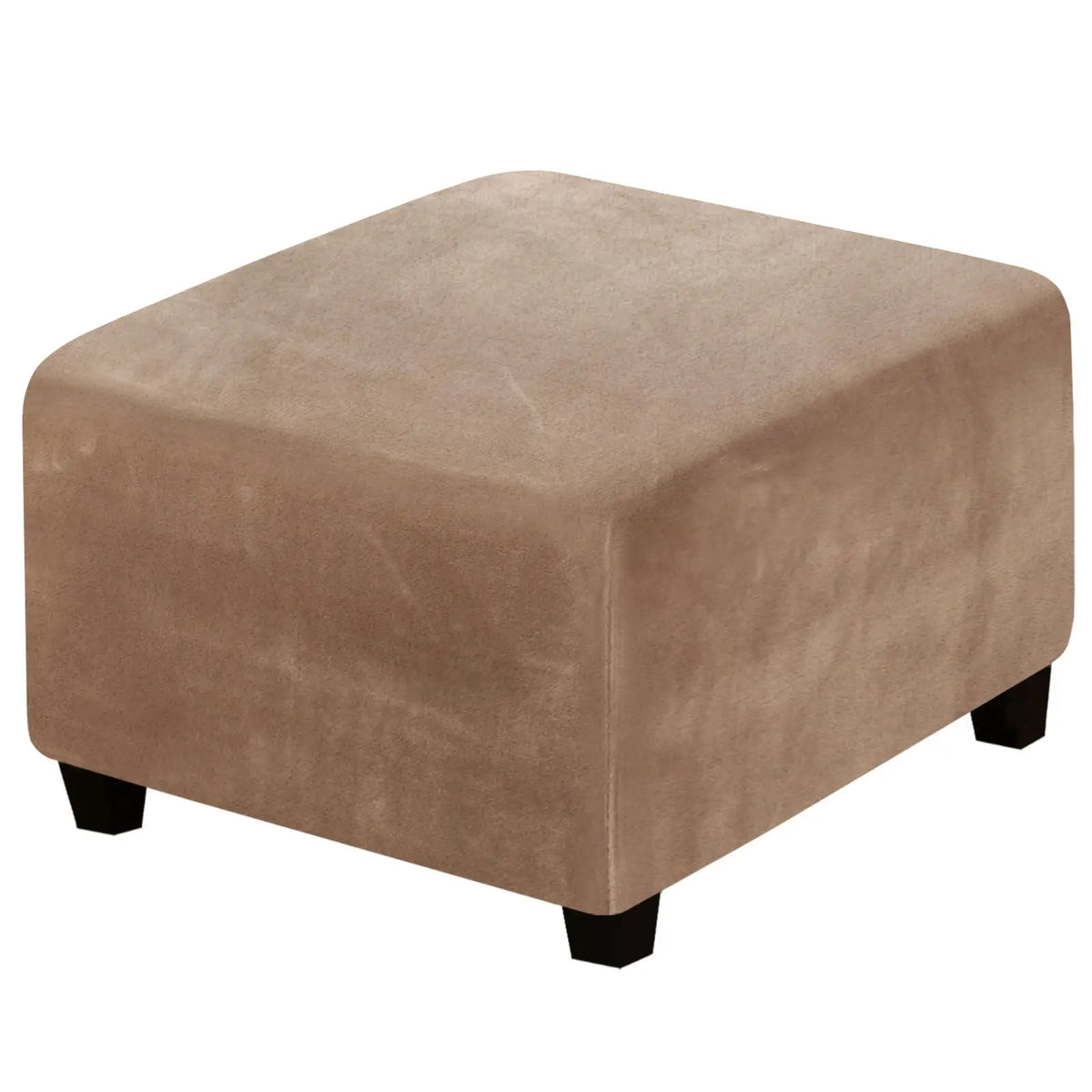 Housse de Pouf Velours Extensible VELIDO - Housse de France