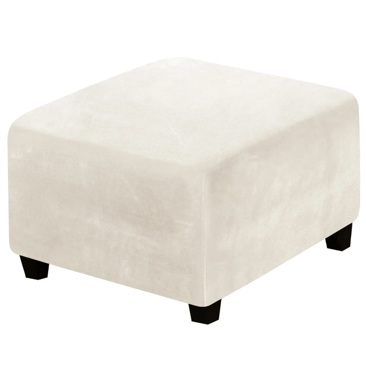 Housse de Pouf Velours Extensible VELIDO - Housse de France