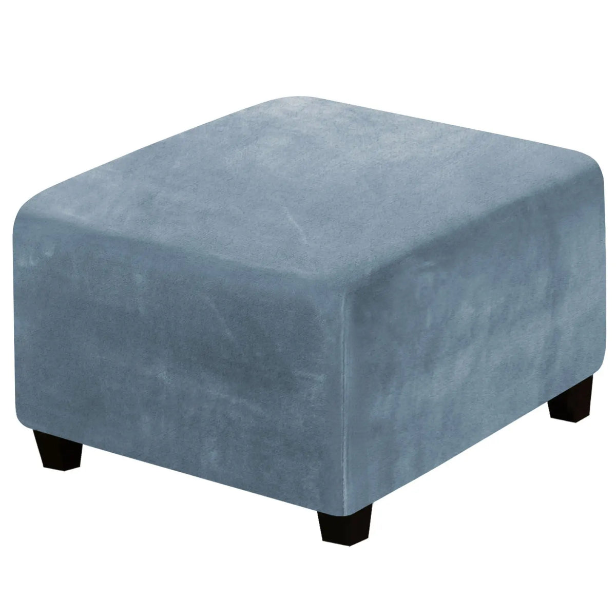 Housse de Pouf Velours Extensible VELIDO - Housse de France