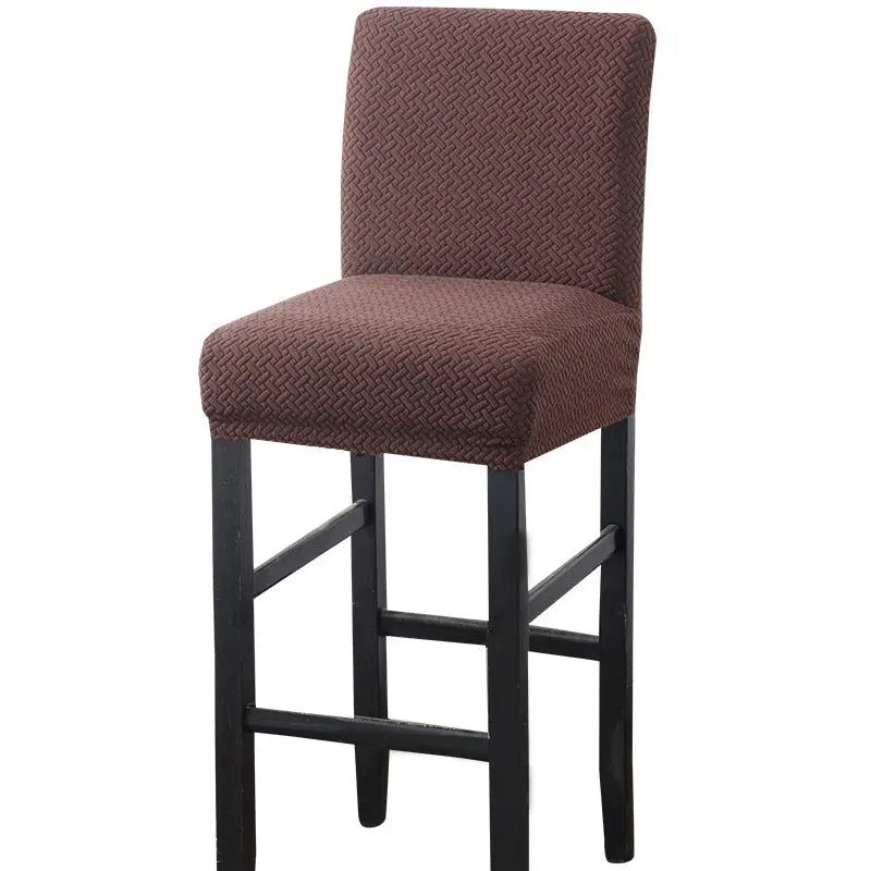 Housse de Tabouret Extensible TWINEL Coffee-39x35CM