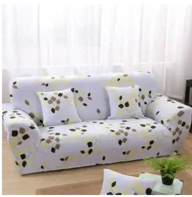 Housse de canapé Moderne MINISTYL Leaves-Double and two pillows