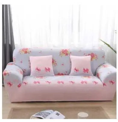 Housse de canapé Moderne MINISTYL Pink blue-Single and two pillows