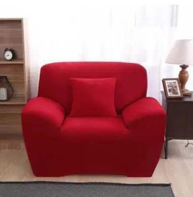 Housse de canapé Moderne MINISTYL Red-Single and two pillows