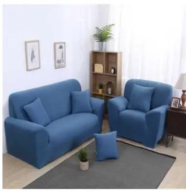 Housse de canapé Moderne MINISTYL Blue 2style-2pcs Pillow