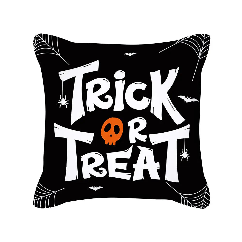Housse de coussin Halloween Pumpkin NOVELIA WXTPR5214-Peach skin