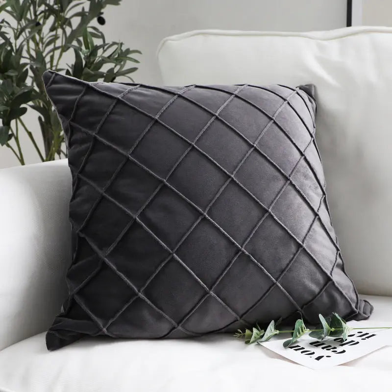 Housse de coussin Velours Rhombus CUVEX D13-30x50cm-1pcs