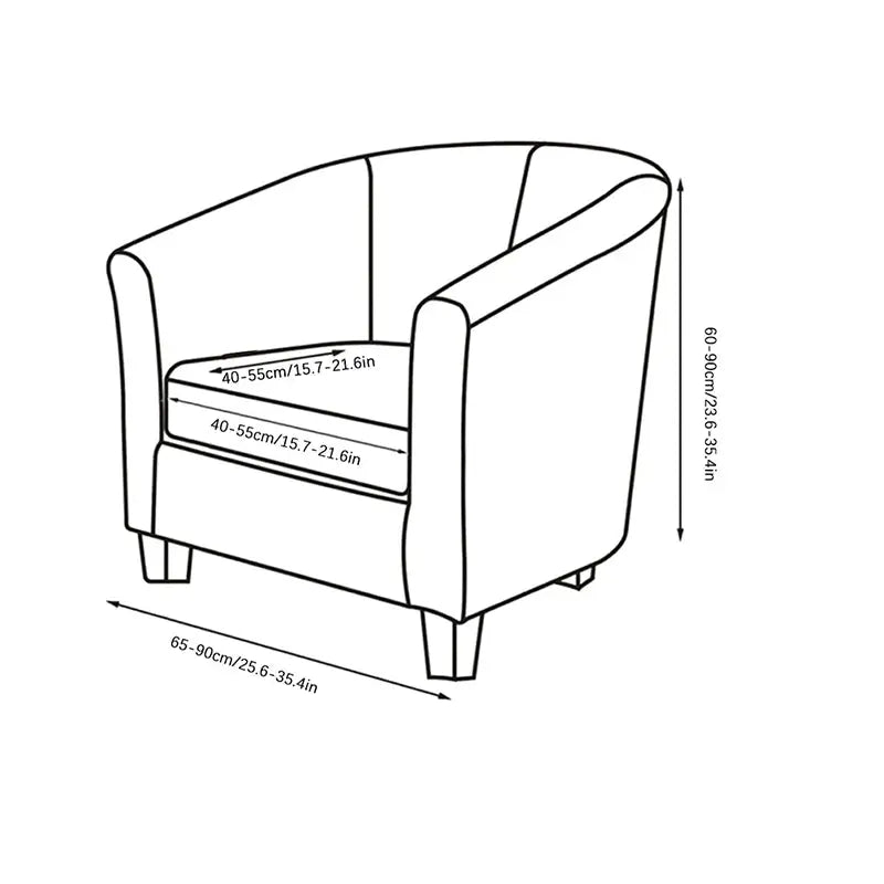 Housse fauteuil club MADEU Housse de France