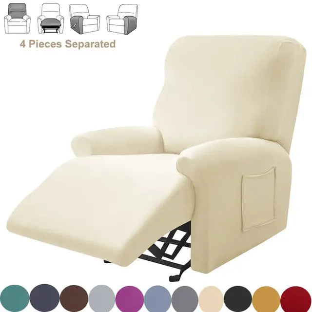 Housse fauteuil relax SPLITSOFA, protection pour chaise inclinable de relaxation - Housse de France