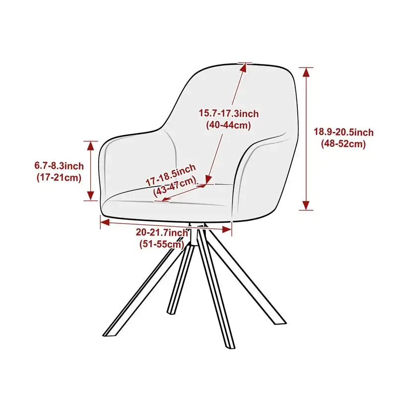 Housse fauteuil scandinave LORENCIA Housse de France
