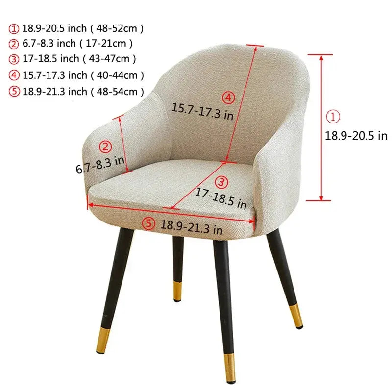 Housse fauteuil scandinave REBEKA Housse de France