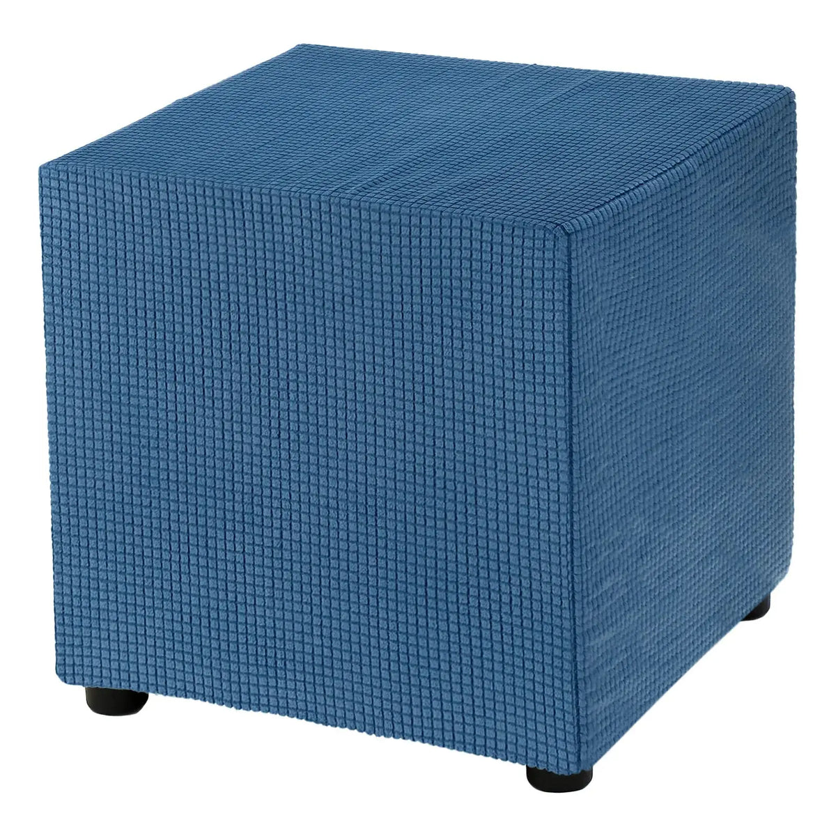 Housse ottomane carrée 18x18x18 ", housse ottomane extensible, tabouret de pied élastique, protection repose-pieds pour salon et chambre à coucher Housse de France