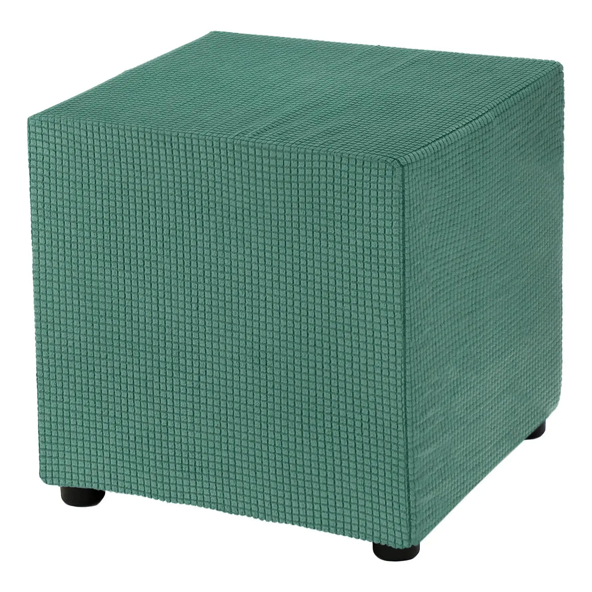 Housse ottomane carrée 18x18x18 ", housse ottomane extensible, tabouret de pied élastique, protection repose-pieds pour salon et chambre à coucher Housse de France