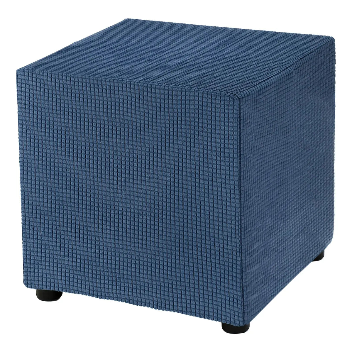 Housse ottomane carrée 18x18x18 ", housse ottomane extensible, tabouret de pied élastique, protection repose-pieds pour salon et chambre à coucher Housse de France