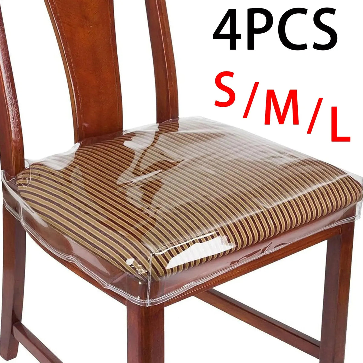Housse de chaise salle à manger transparente CLARIVO - Housse de France