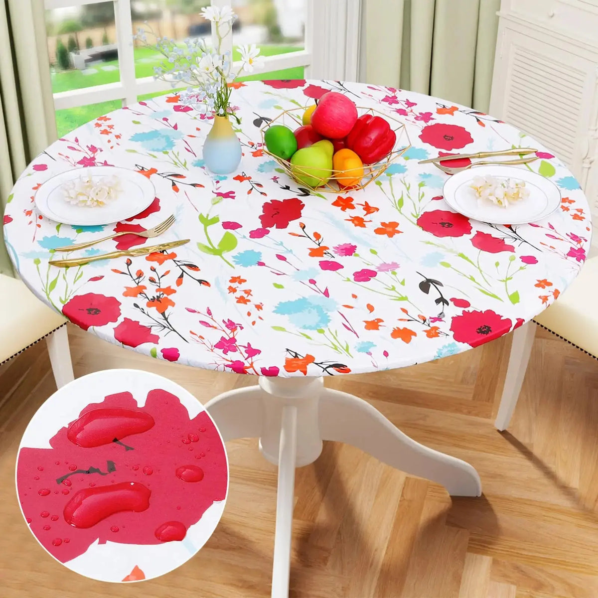 Nappe Table Mange Debout Imperméable FLENZA Housse de France