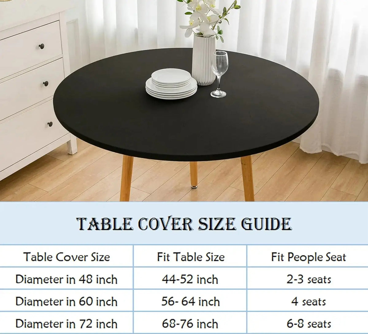 Nappe Table Mange Debout Imperméable SYNERA Housse de France