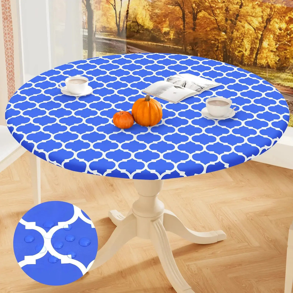 Nappe Table Mange Debout Imperméable VINOLUX Housse de France