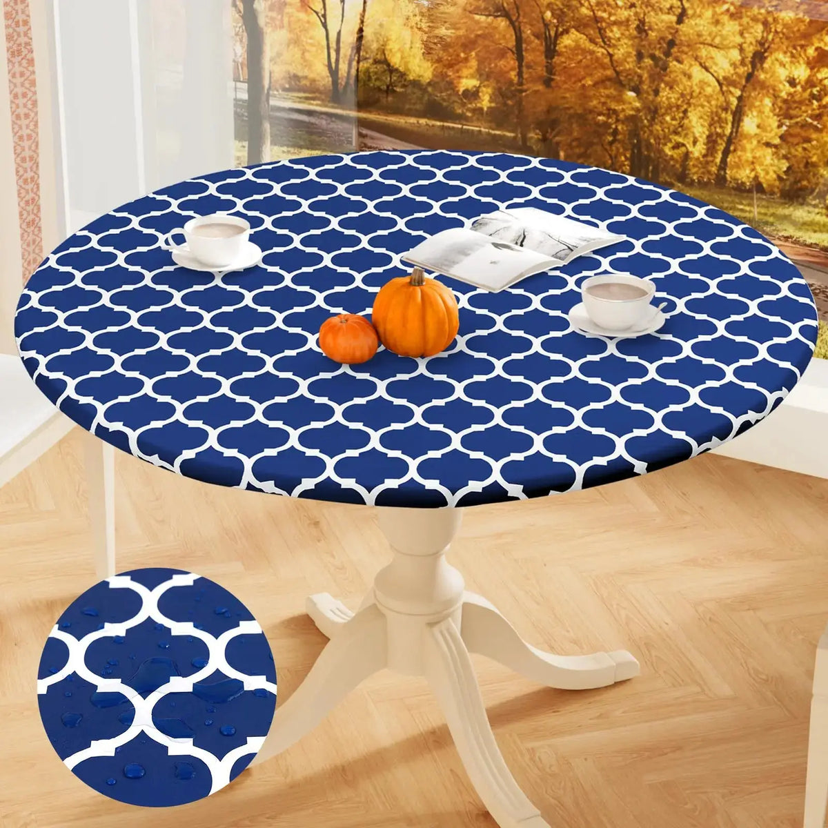Nappe Table Mange Debout Imperméable VINOLUX Housse de France