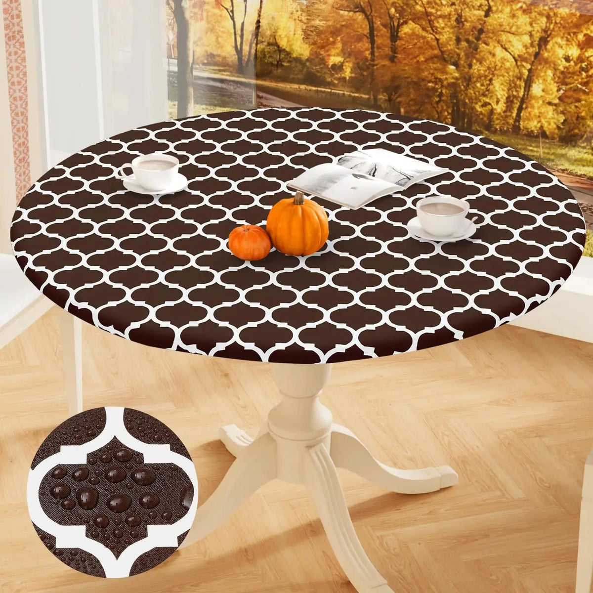 Nappe Table Mange Debout Imperméable VINOLUX Housse de France