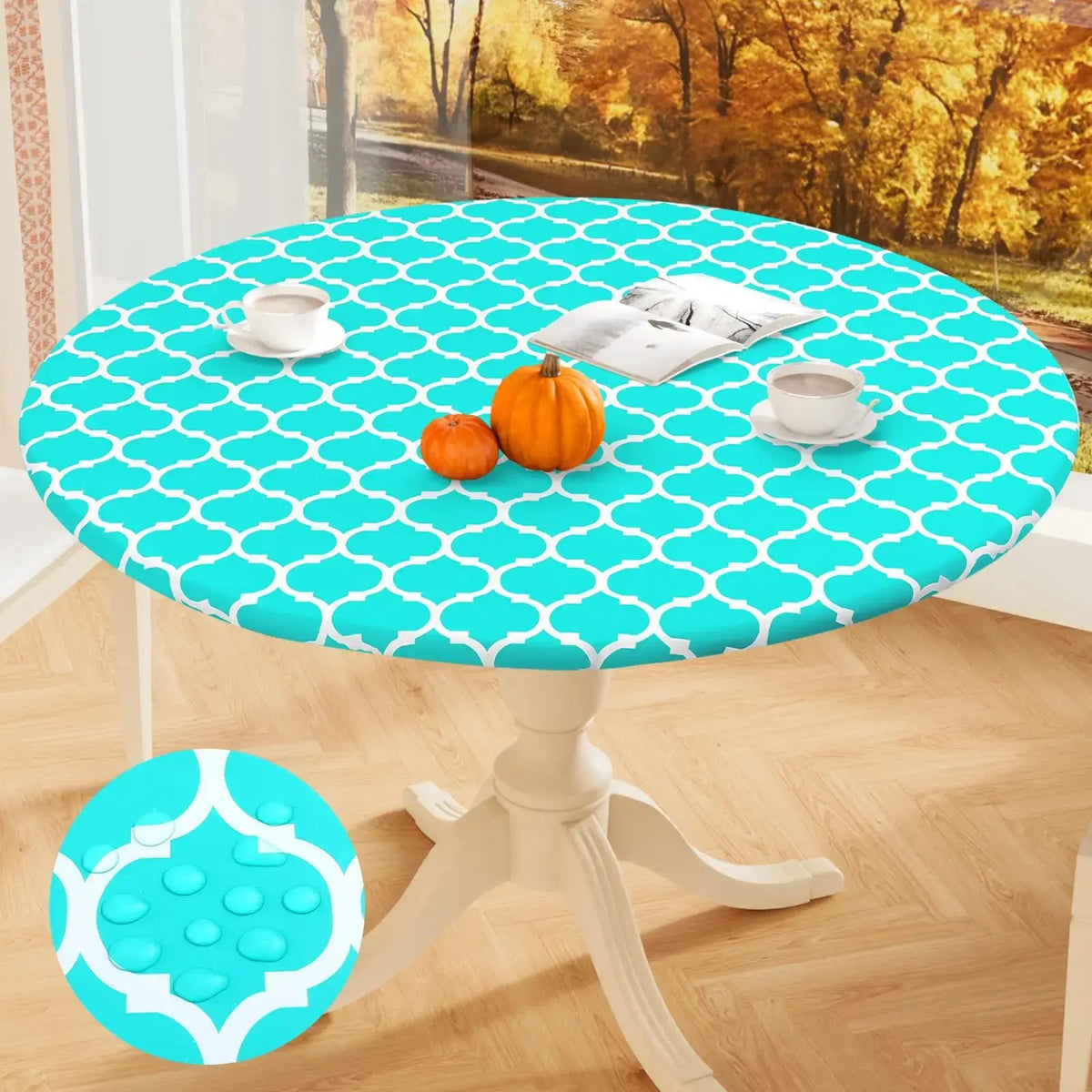 Nappe Table Mange Debout Imperméable VINOLUX Housse de France