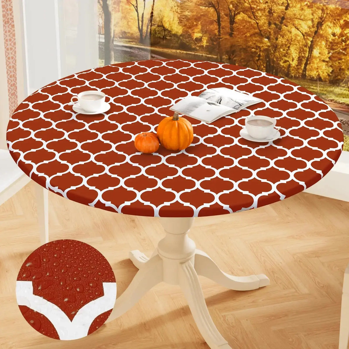 Nappe Table Mange Debout Imperméable VINOLUX Housse de France