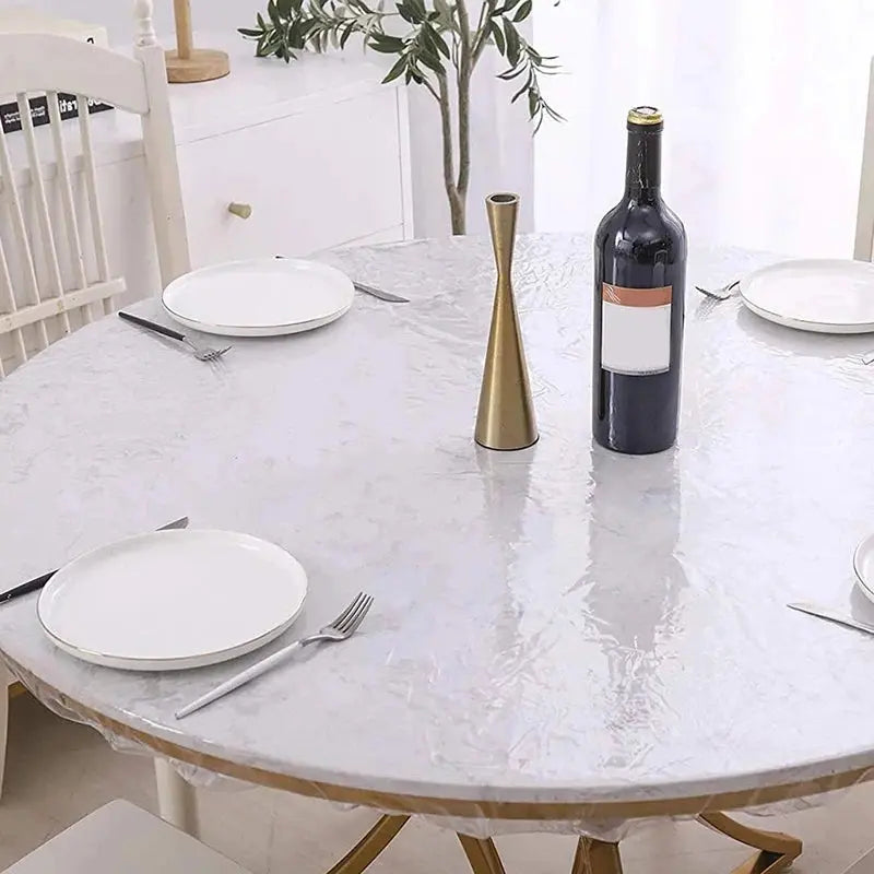 Nappe Table Mange Debout Transparente Imperméable ELAVI Housse de France