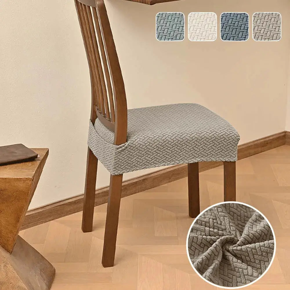Housse assise chaise jacquard LIVENO - Housse de France
