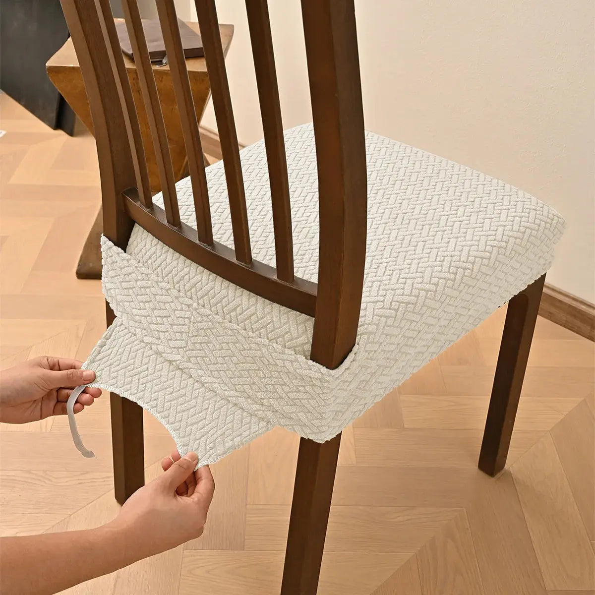 Housse assise chaise jacquard LIVENO - Housse de France