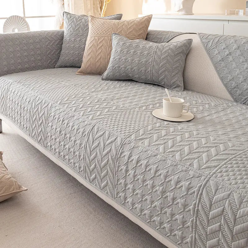 Plaid Canapé Bohème COVERO Qianling Light Gray-30x50CM Pillowcase